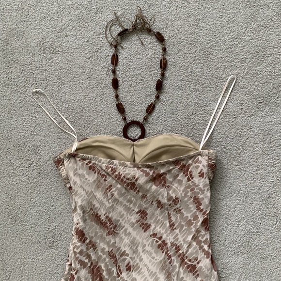 Sangria Beaded Halter Dress - Picture 7 of 9